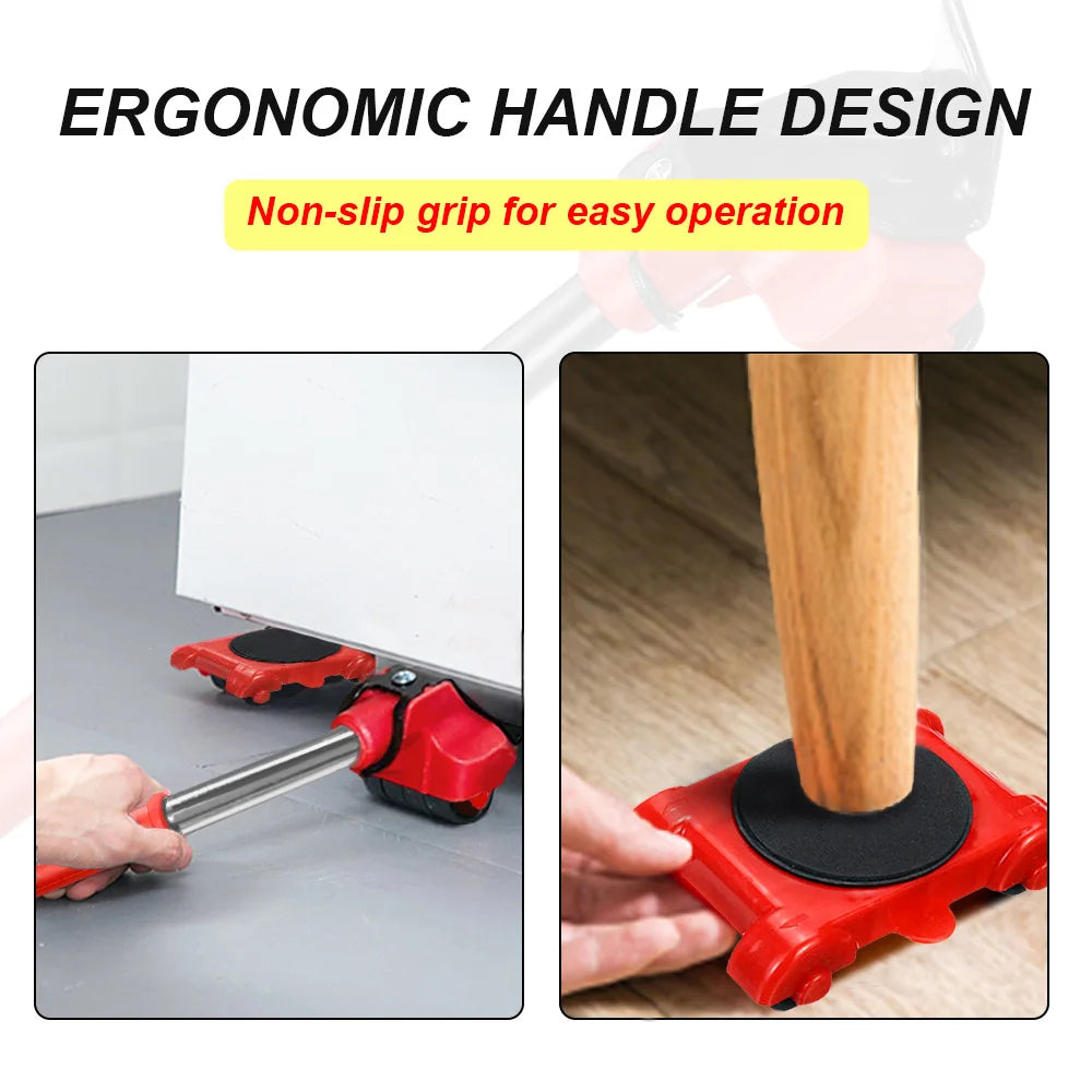 Furniture Moving Transport Roller Set (5 Pieces)