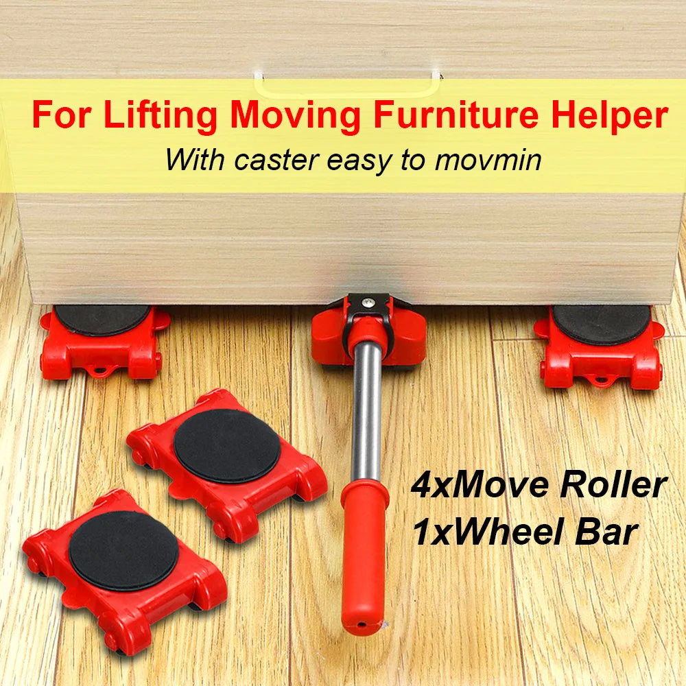 Furniture Moving Transport Roller Set (5 Pieces)