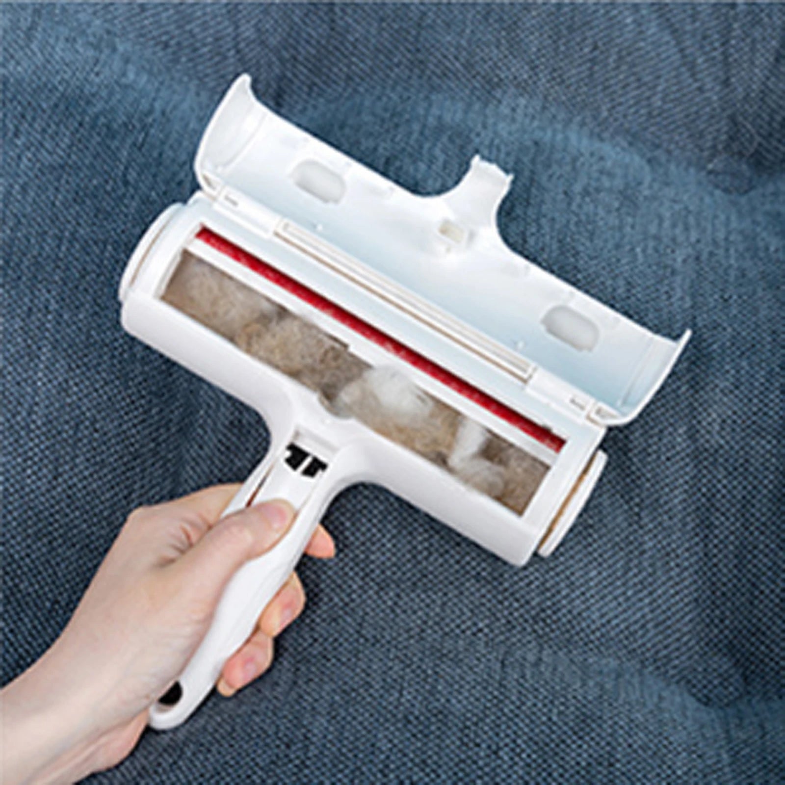 Reusable Pet Hair Remover Roller - Self-Cleaning Fur Removal Tool